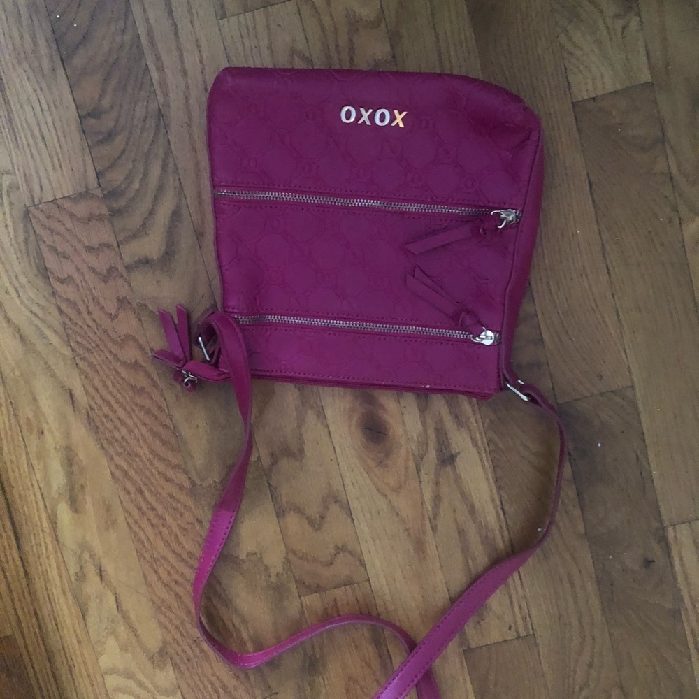 Pink crossbody bag
